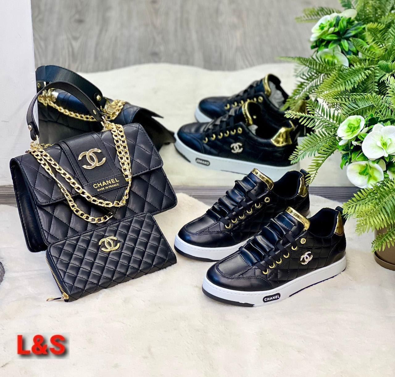 Conjunto zapatillas y bolso Chanel - Imagen 3