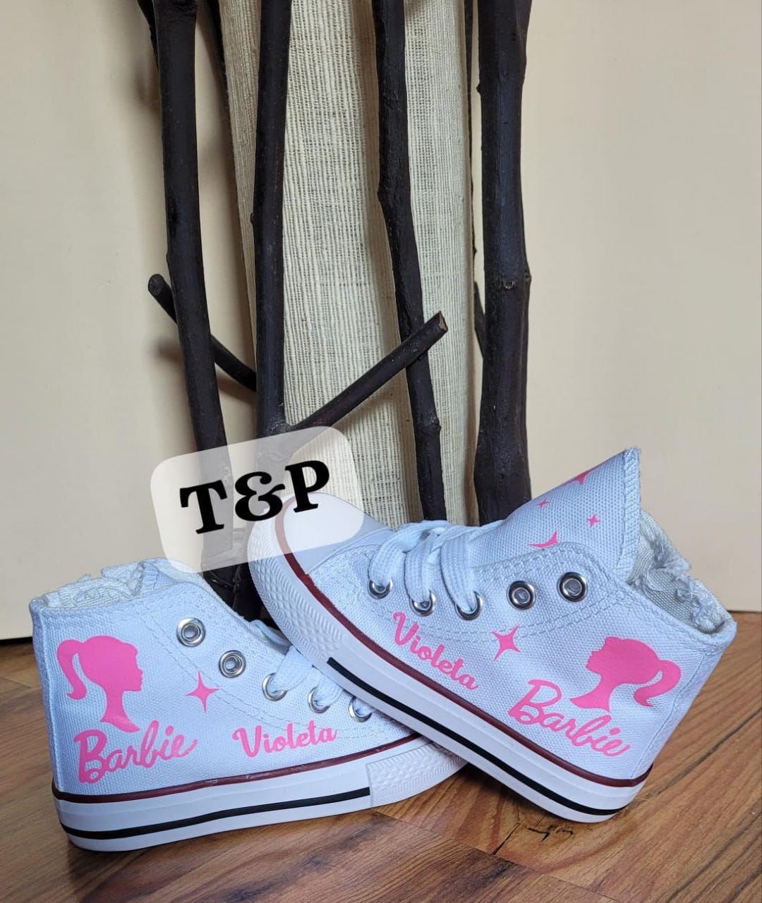 Converse personalizadas Barbie - Imagen 1