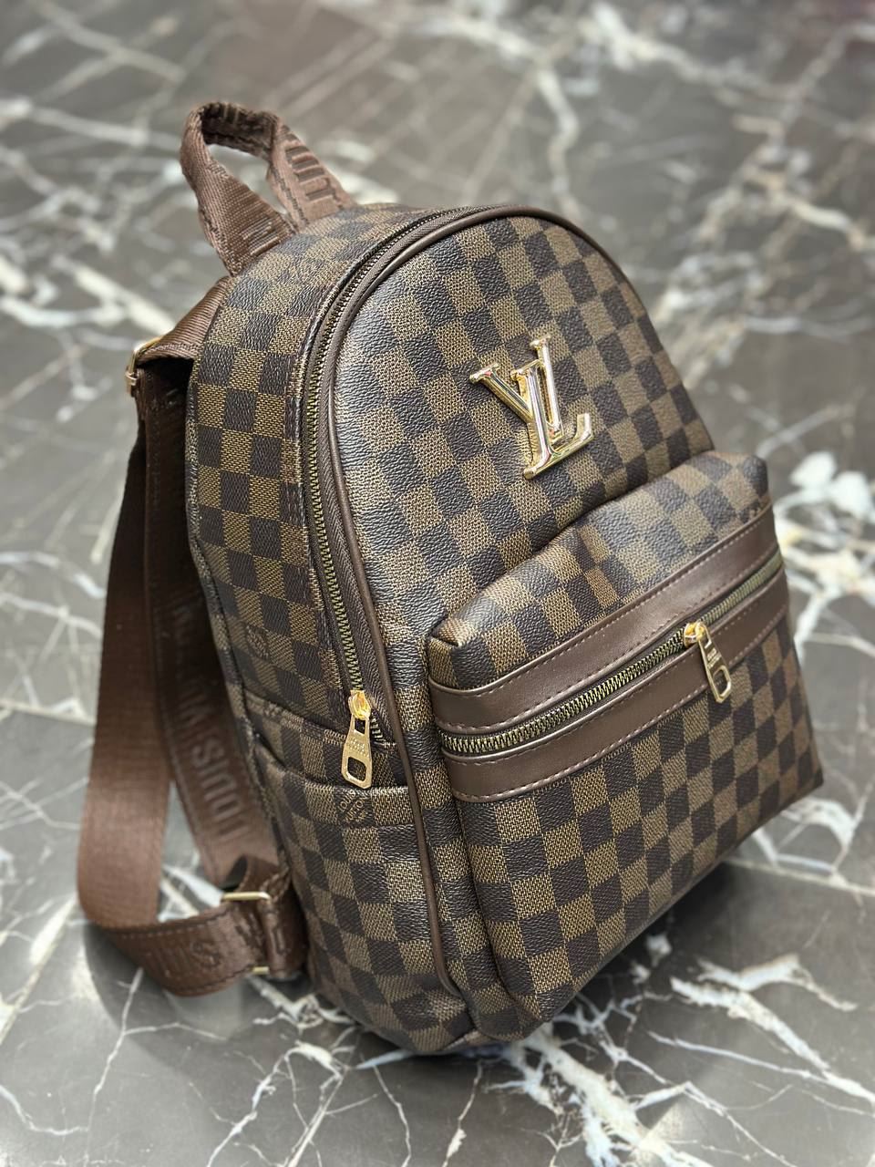 Mochila Louis Vuitton cuadros - Imagen 2