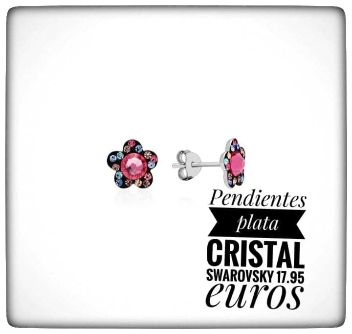 Pendientes margarita Swarovski - Imagen 3