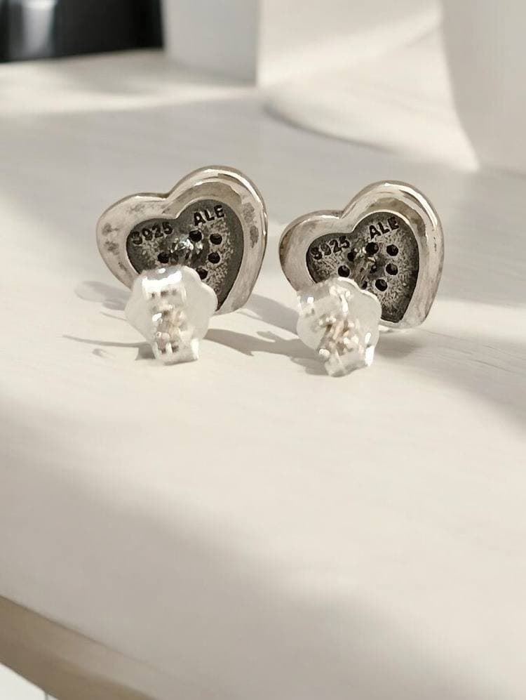 Pendientes Pandora corazón - Imagen 2