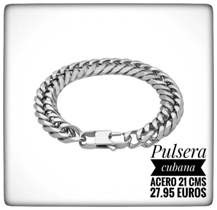 Pulsera cubana caballero - Imagen 1