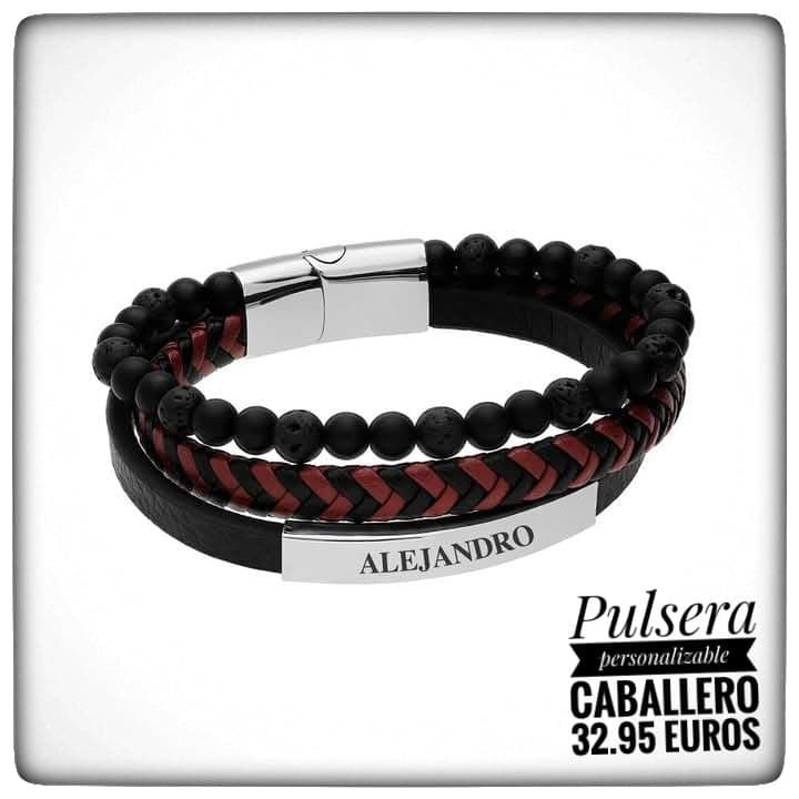 Pulsera de caballero triple - Imagen 1