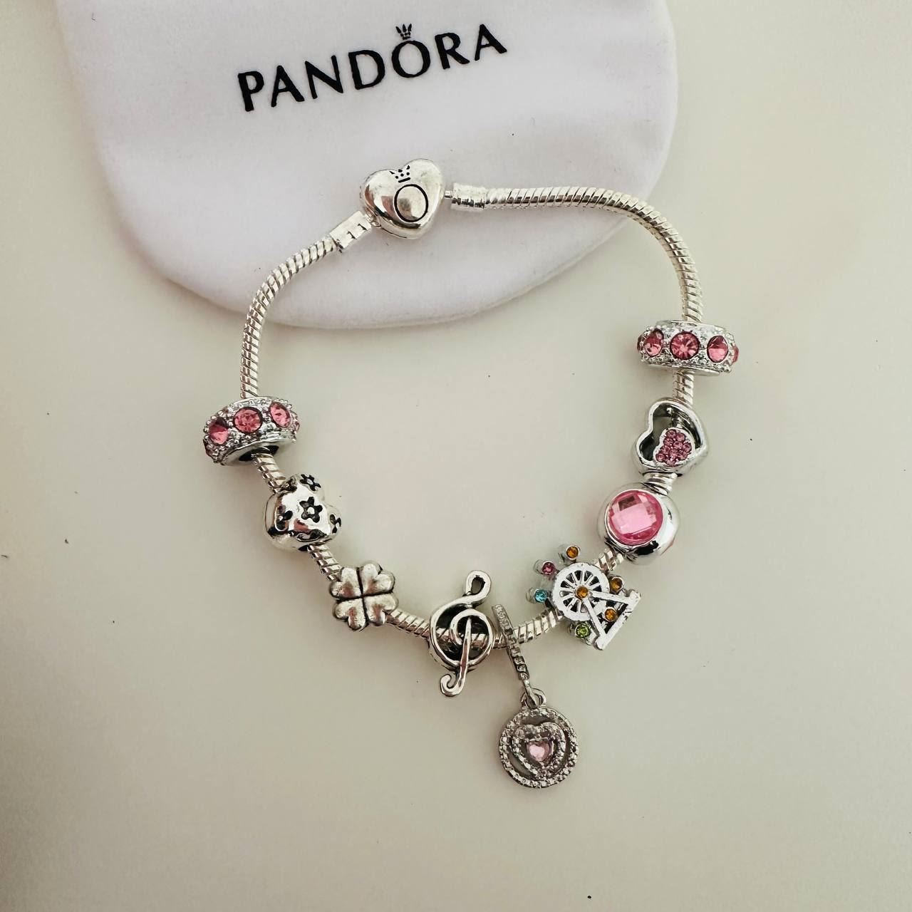 Pulsera Pandora corazón - Imagen 3