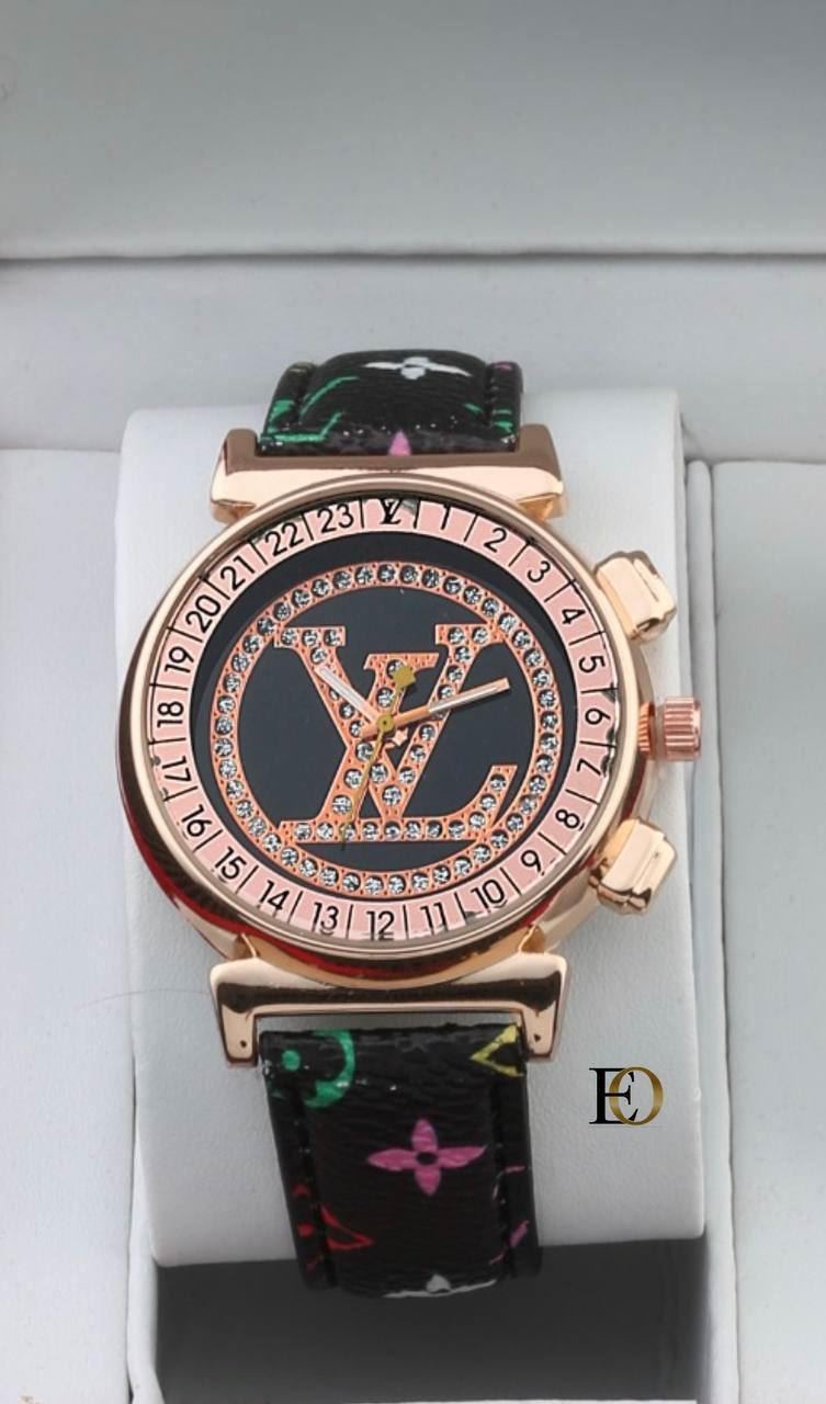 Reloj Louis Vuitton cuero - Imagen 1