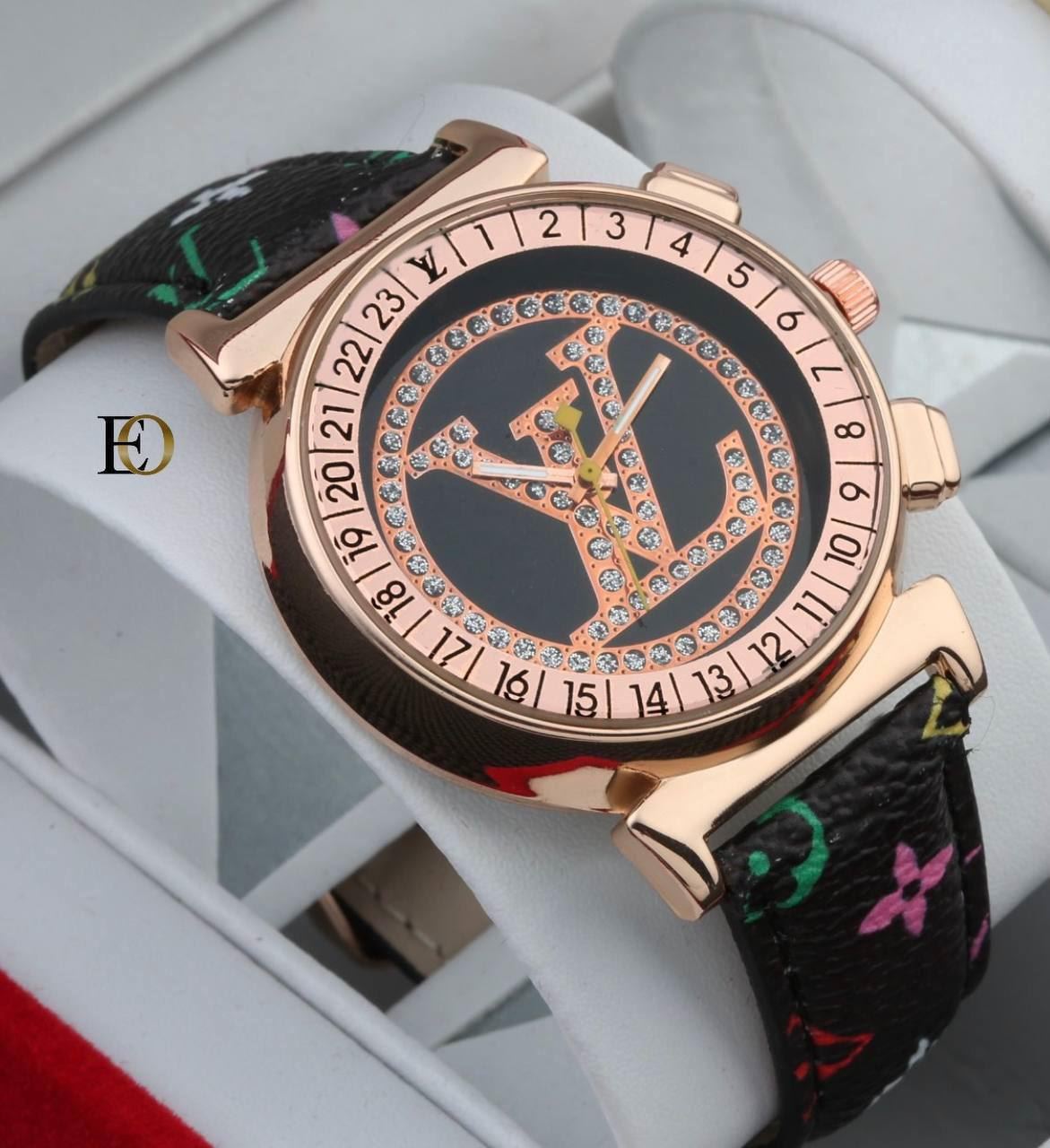 Reloj Louis Vuitton cuero - Imagen 2