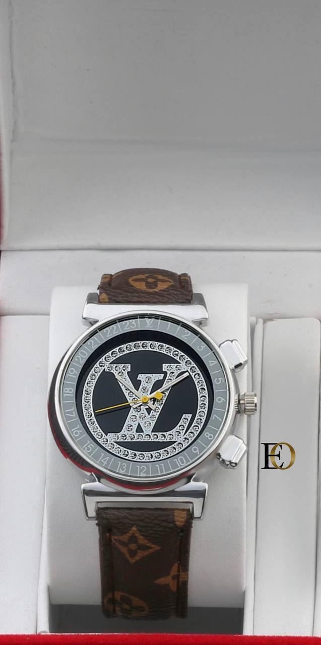 Reloj Louis Vuitton cuero - Imagen 3