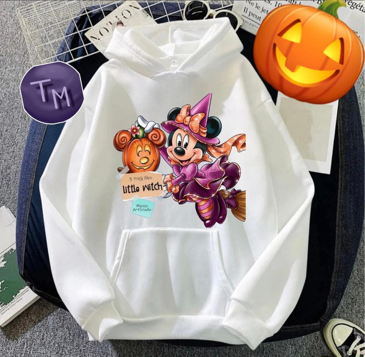 Sudadera Halloween Mickey y Minnie - Imagen 1