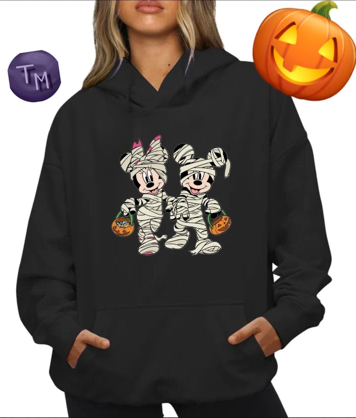 Sudadera Halloween Mickey y Minnie - Imagen 2