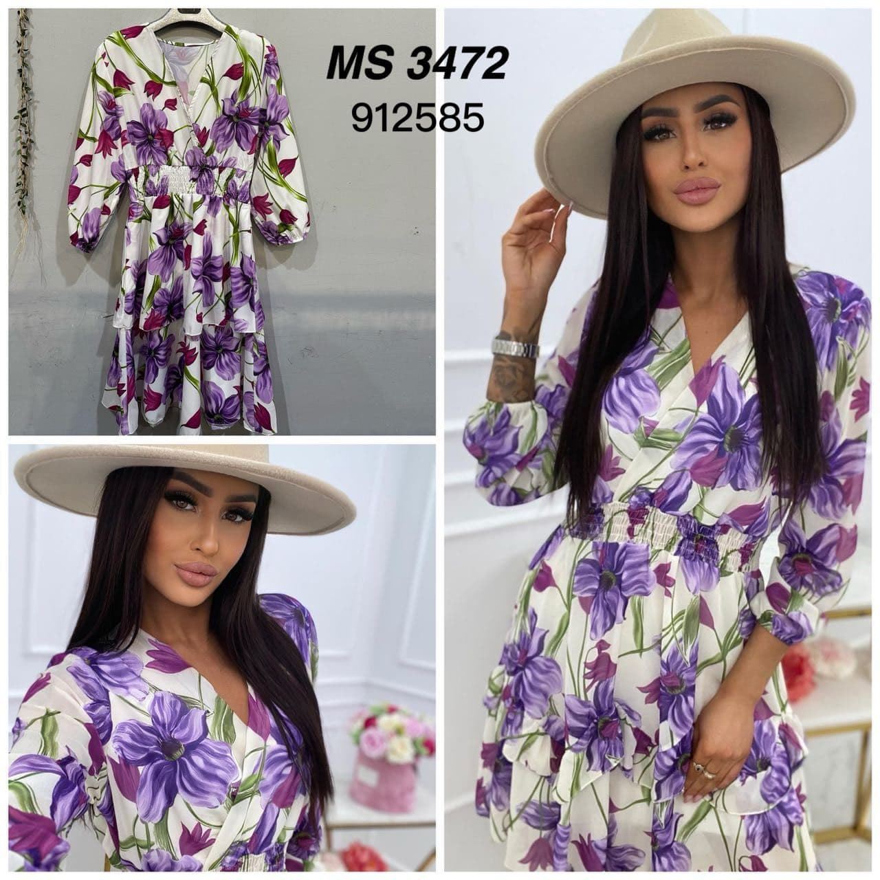 Vestido de flores - Imagen 1