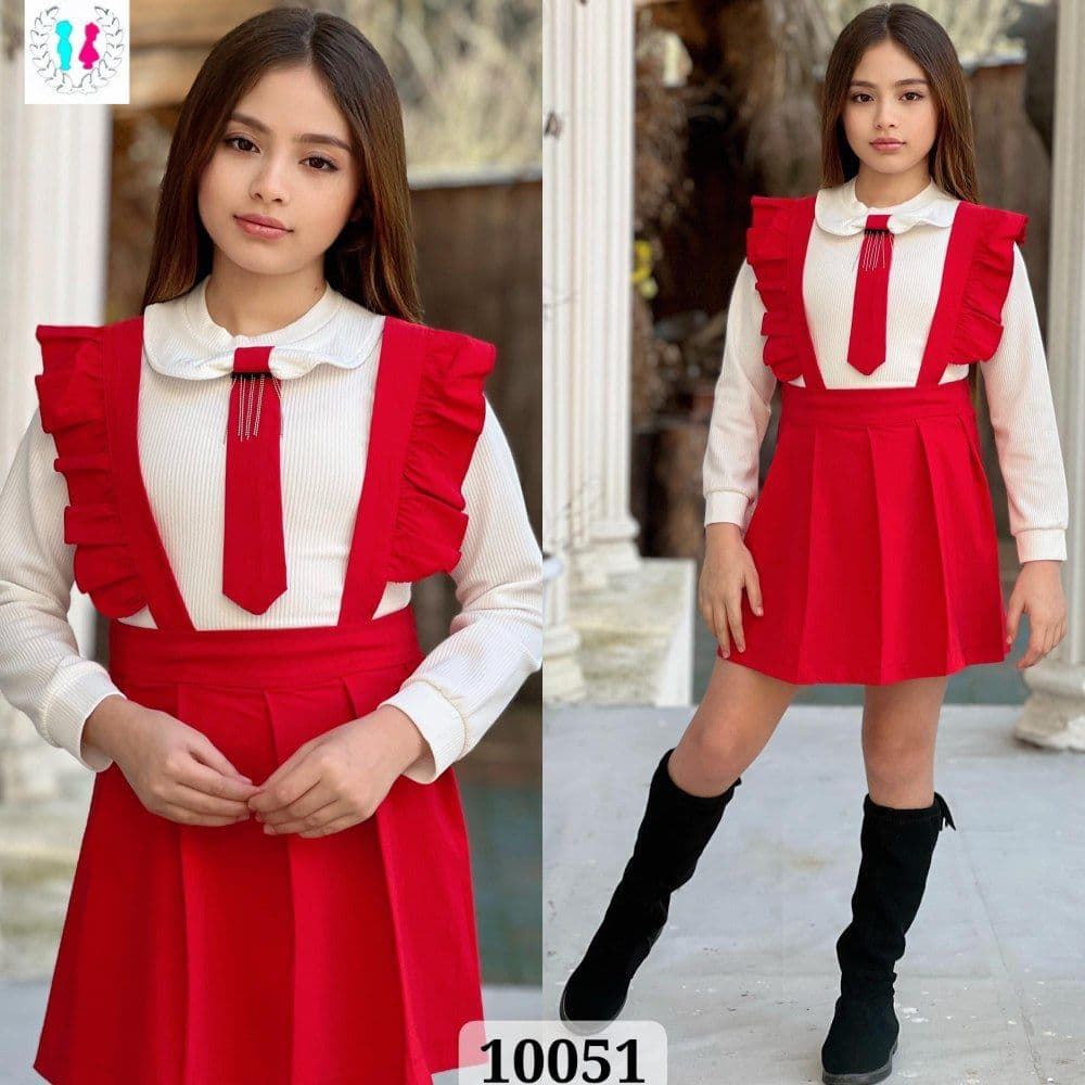 Vestido de niña y corbata - Imagen 3