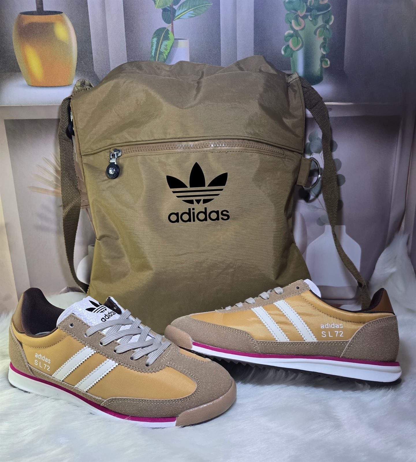 Zapatillas Adidas SL 72 y mochila - Imagen 2