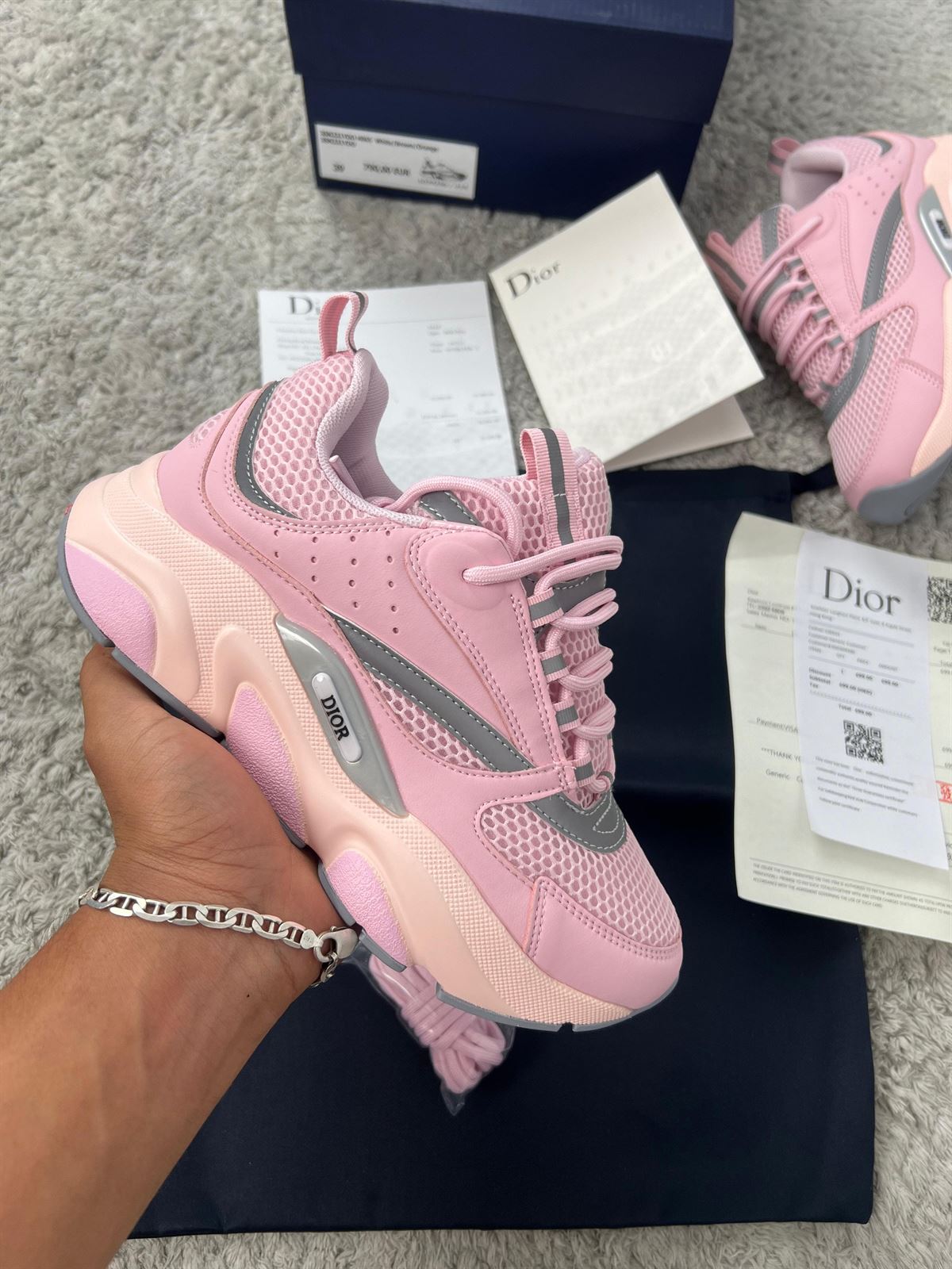 Zapatillas Dior B22 rosa - Imagen 7